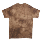 THE MOUNTAIN Mens Brown Graphic T-Shirt M Short Sleeve Crew Neck Beer Theme