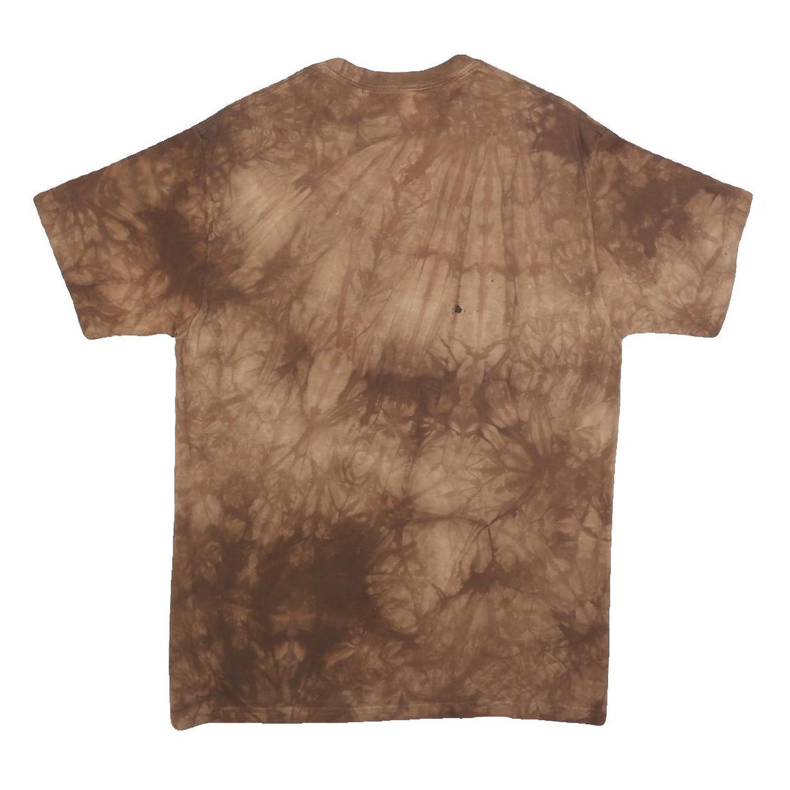 THE MOUNTAIN Mens Brown Graphic T-Shirt M Short Sleeve Crew Neck Beer Theme