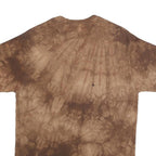 THE MOUNTAIN Mens Brown Graphic T-Shirt M Short Sleeve Crew Neck Beer Theme