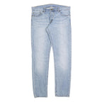 CARHARTT Mens Slim Light Blue Jeans Denim W31 L32 Button Closure Casual Wear