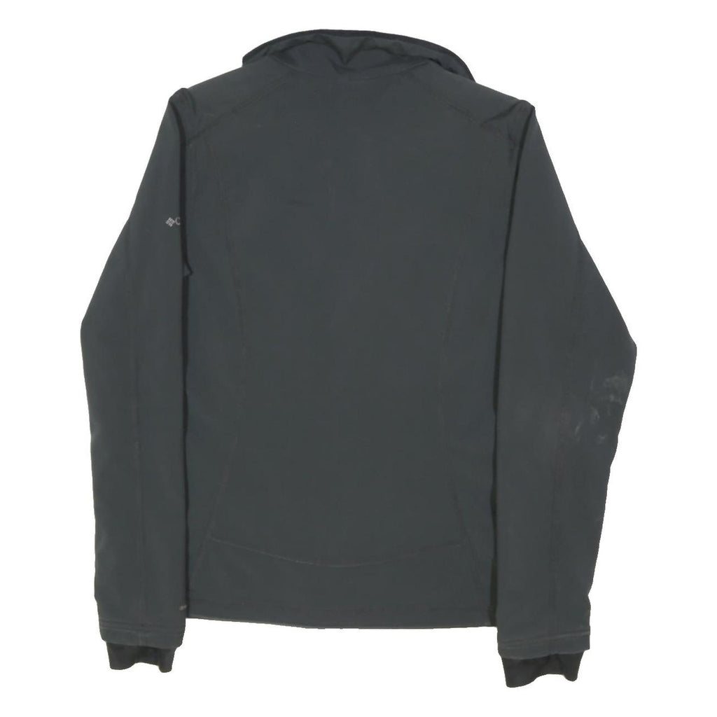 COLUMBIA Womens Black Jacket S Polyester Blend Zip Outdoor Light Warm