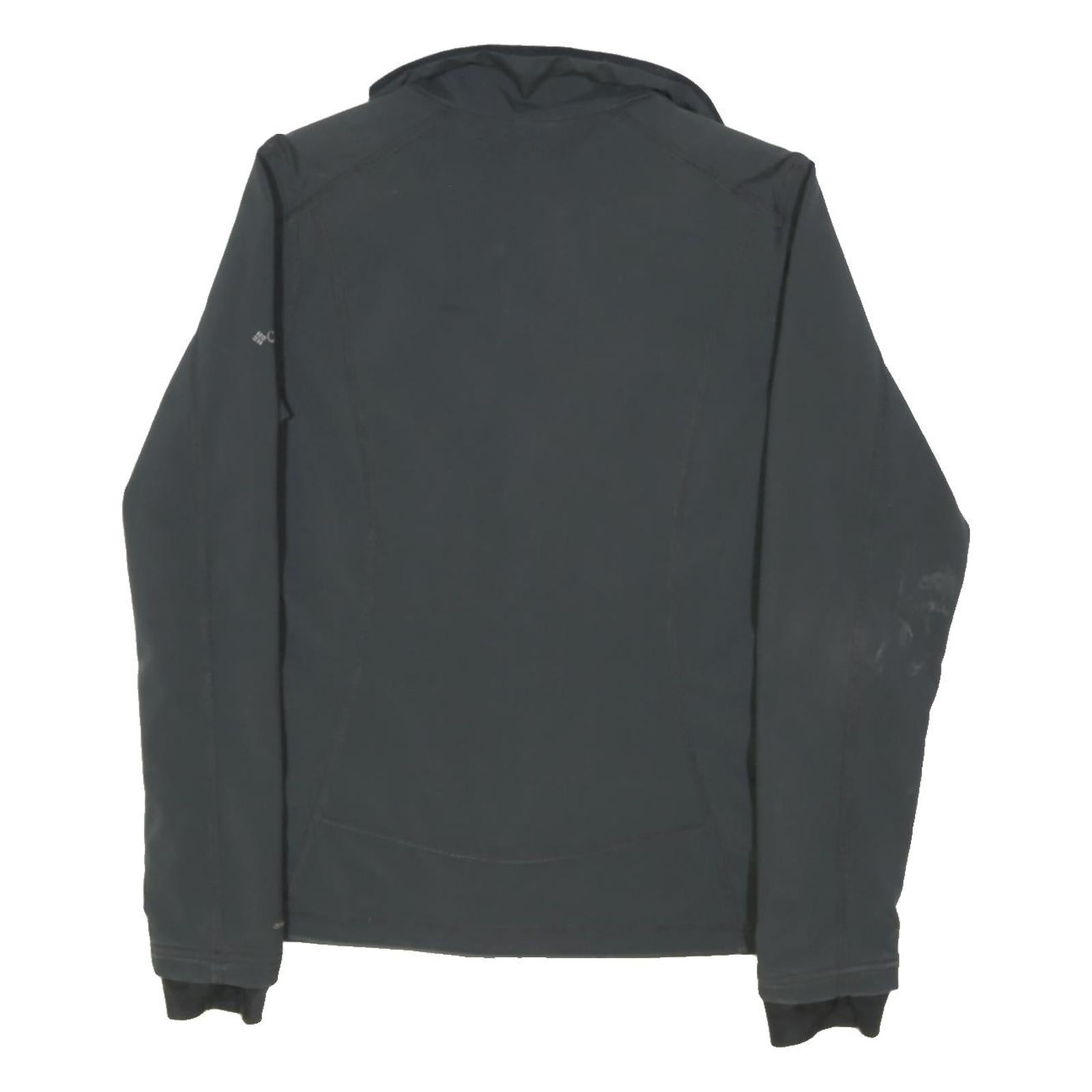 COLUMBIA Womens Black Jacket S Polyester Blend Zip Outdoor Light Warm