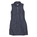 TOMMY HILFIGER Womens Blue Denim Sleeveless Day Dress Cotton Blend L Casual