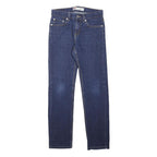 LEVI'S 502 Mens Jeans Blue Slim Straight Denim Medium W28 L29 Zip Closure
