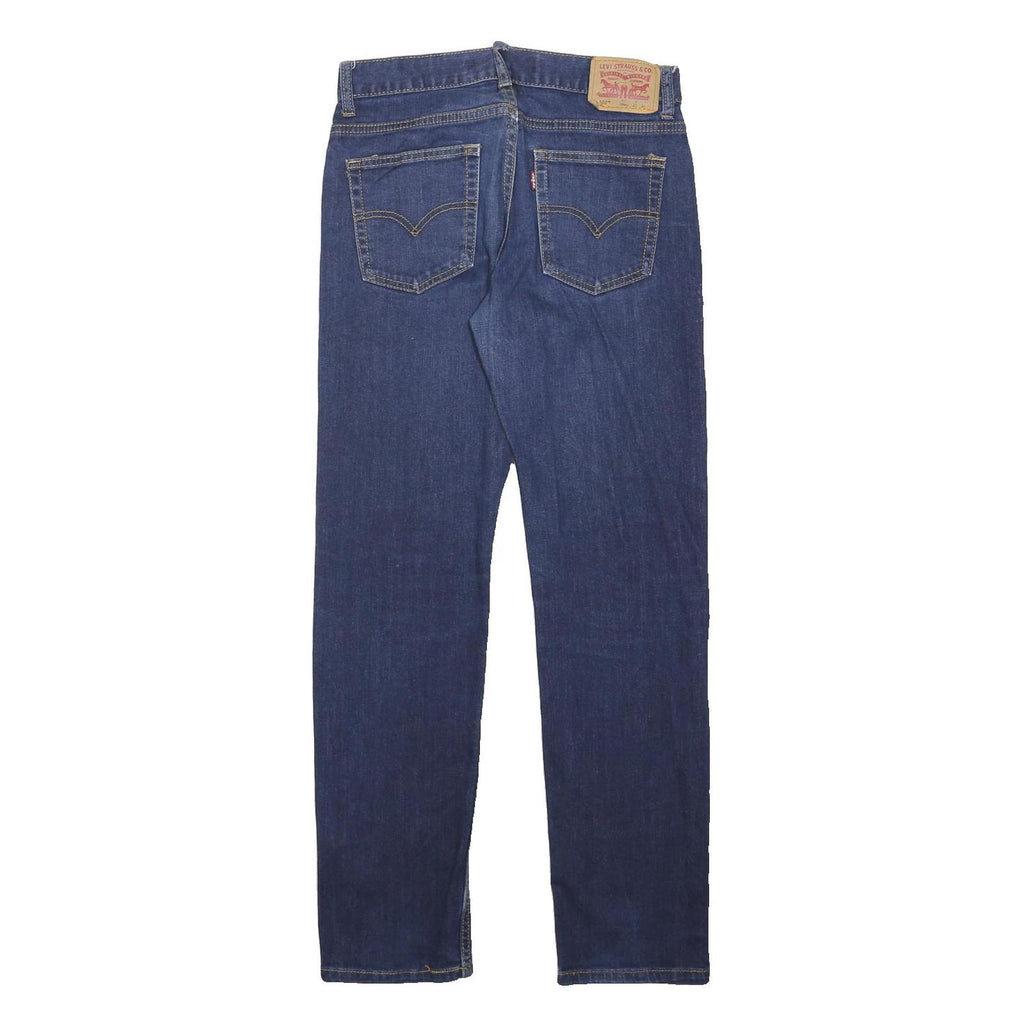 LEVI'S 502 Mens Jeans Blue Slim Straight Denim Medium W28 L29 Zip Closure