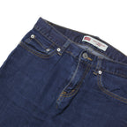 LEVI'S 502 Mens Jeans Blue Slim Straight Denim Medium W28 L29 Zip Closure