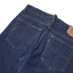 LEVI'S 502 Mens Jeans Blue Slim Straight Denim Medium W28 L29 Zip Closure