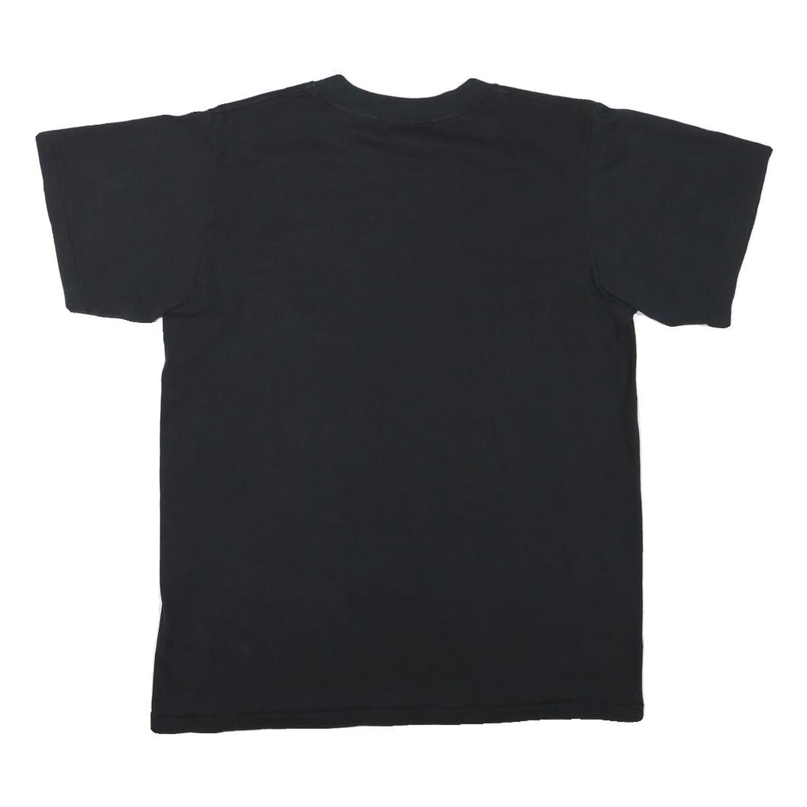 LEE Mens Black Graphic T-Shirt M Short Sleeve Crew Neck San Antonio