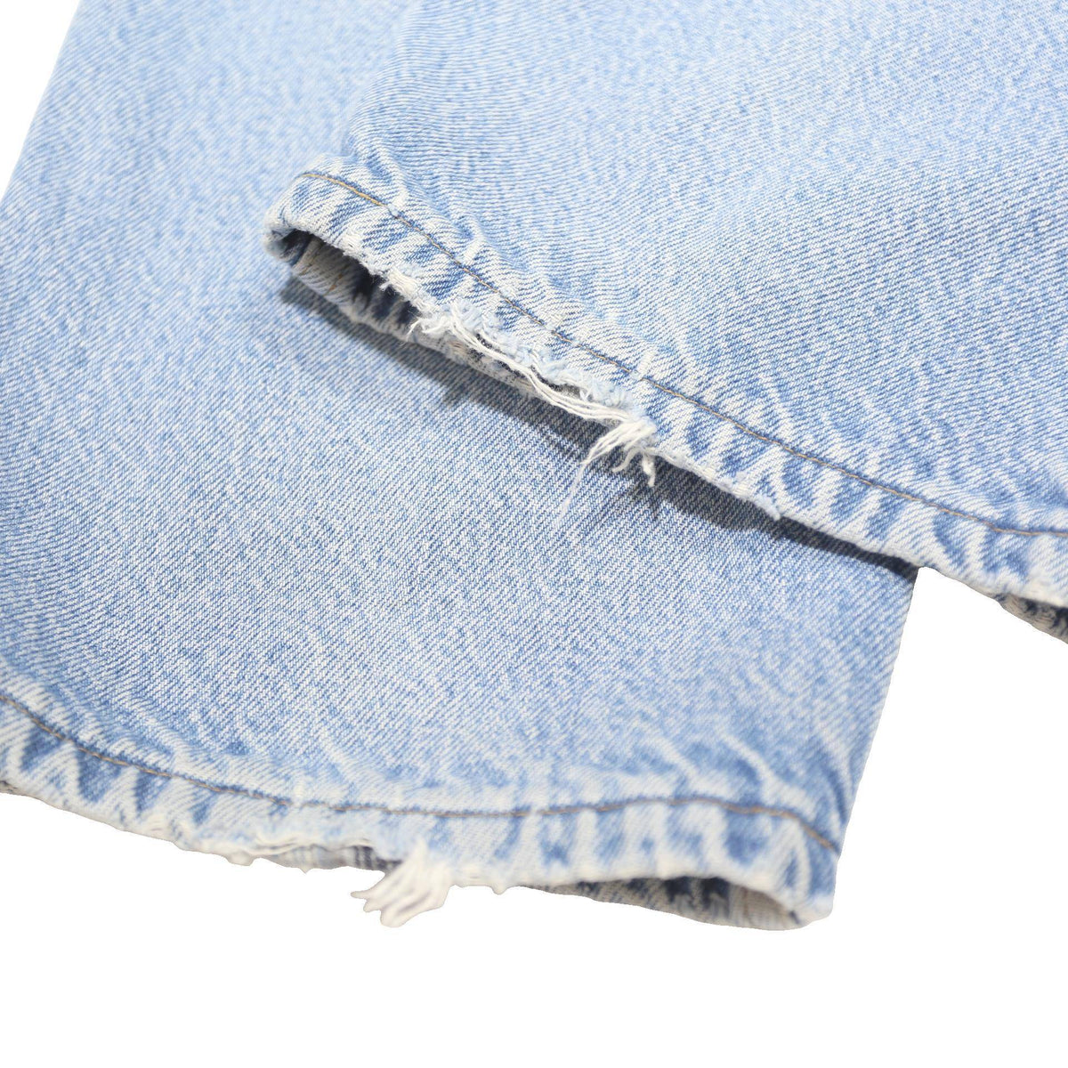 CARHARTT Blanket Lined Mens Relaxed Light Blue Denim Jeans W34 L30 Workwear