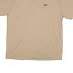 REEBOK Mens Beige XL T-Shirt Short Sleeve Crew Neck Cotton Blend Casual Wear
