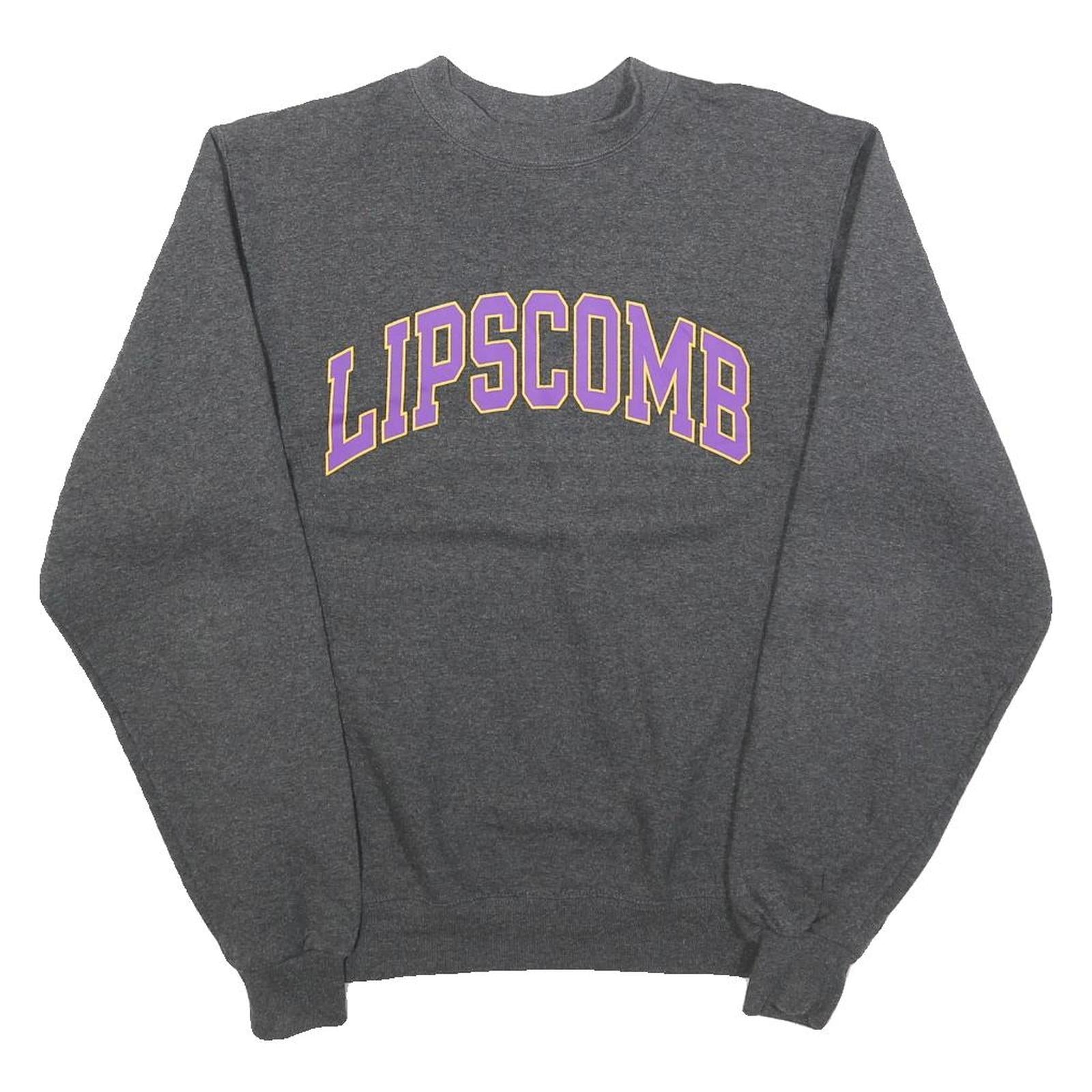CHAMPION Mens Grey Lipscomb Crew Neck XS Cotton Blend Sweatshirt Pullover