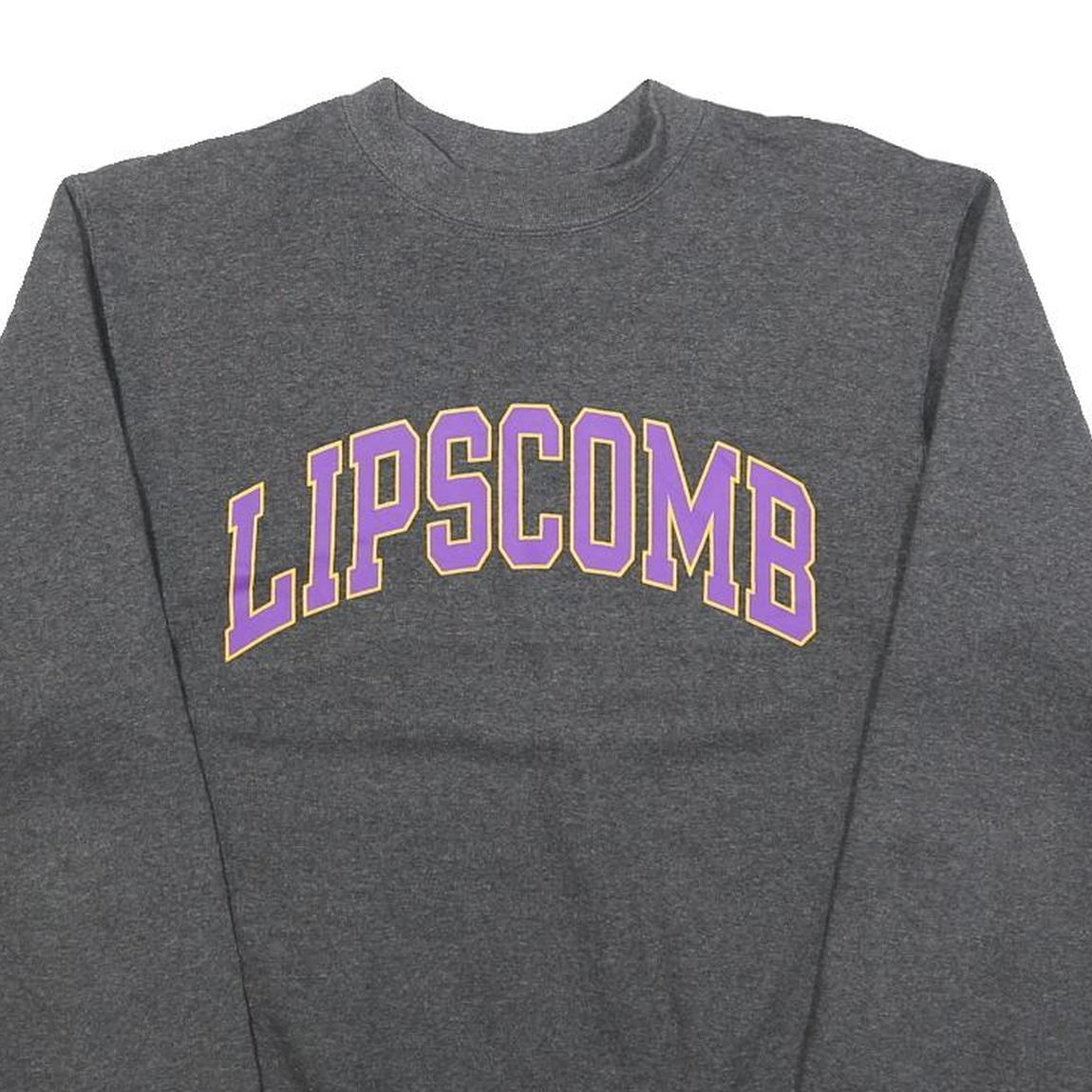 CHAMPION Mens Grey Lipscomb Crew Neck XS Cotton Blend Sweatshirt Pullover