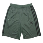 ADIDAS Mens Shorts Green Black S W25 Sports Casual Polyester Lightweight