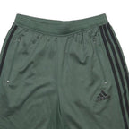 ADIDAS Mens Shorts Green Black S W25 Sports Casual Polyester Lightweight