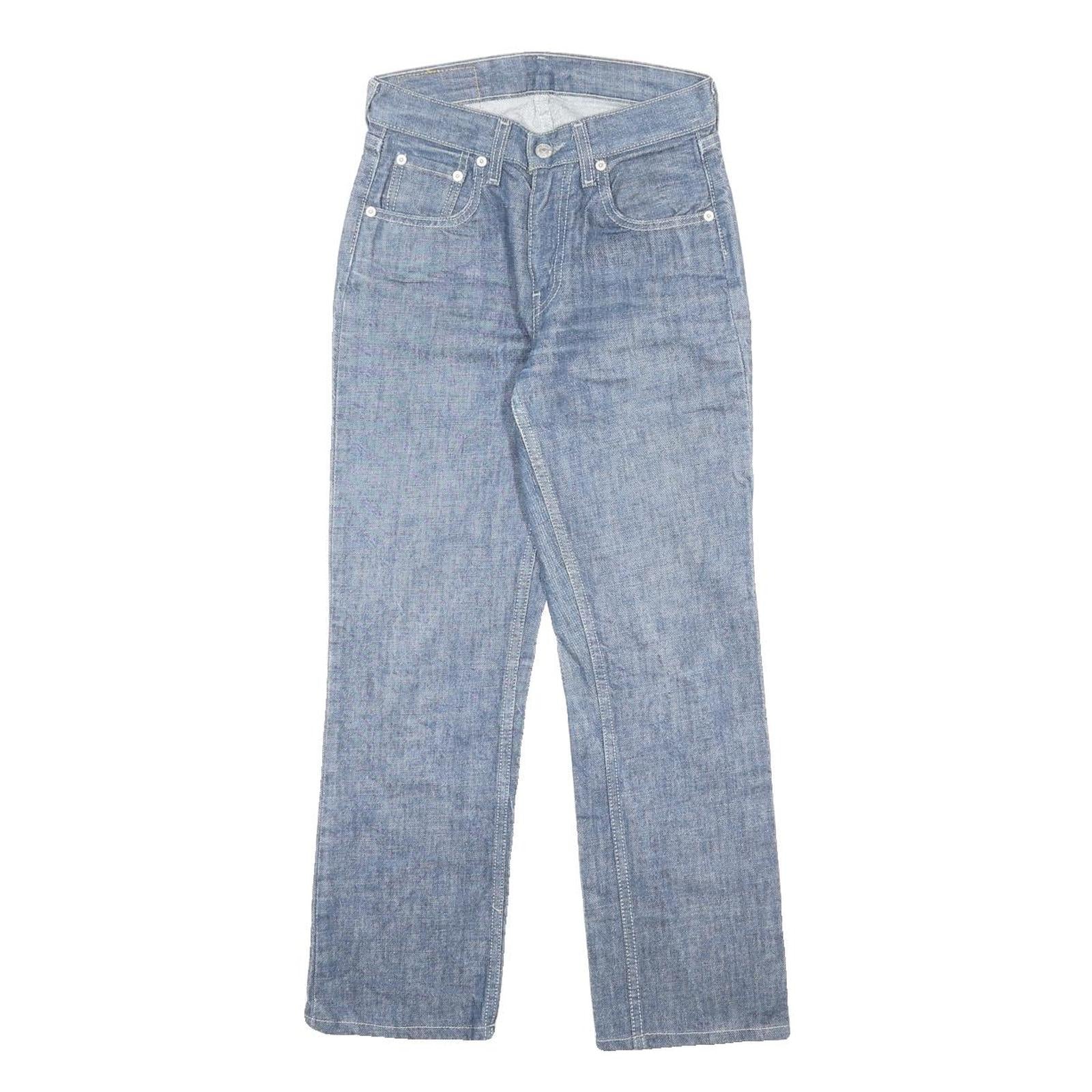 LEVI'S 595 04 Womens Jeans Blue Regular Straight Denim Light W27 L26