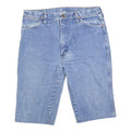 WRANGLER Mens Denim Blue Shorts L W36 Regular Fit Classic Cotton Blend Casual