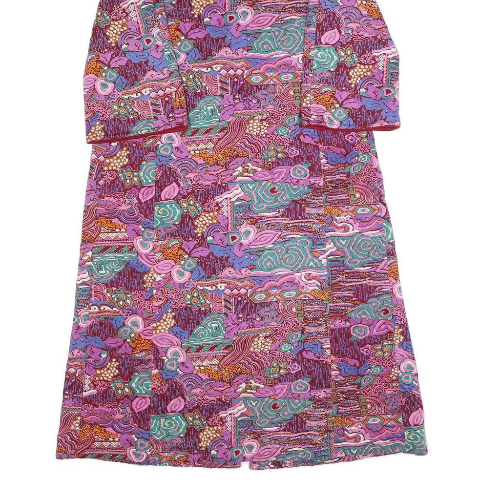 FURSTENBERG Womens Pink & Red Outdoor Tailored Jacket UK 16 Cotton Blend Crazy