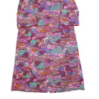 FURSTENBERG Womens Pink & Red Outdoor Tailored Jacket UK 16 Cotton Blend Crazy