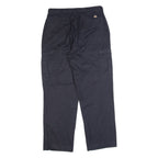 DICKIES Cargo Workwear Mens Trousers Blue Regular Straight W34 L32