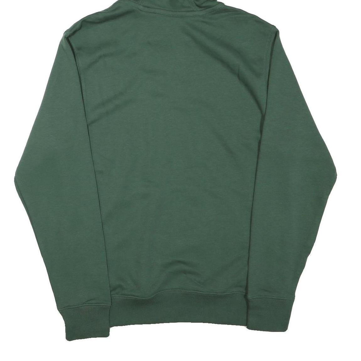 NIKE Mens Green Hoodie S Cotton Blend Pullover Casual Comfort Sweatshirt