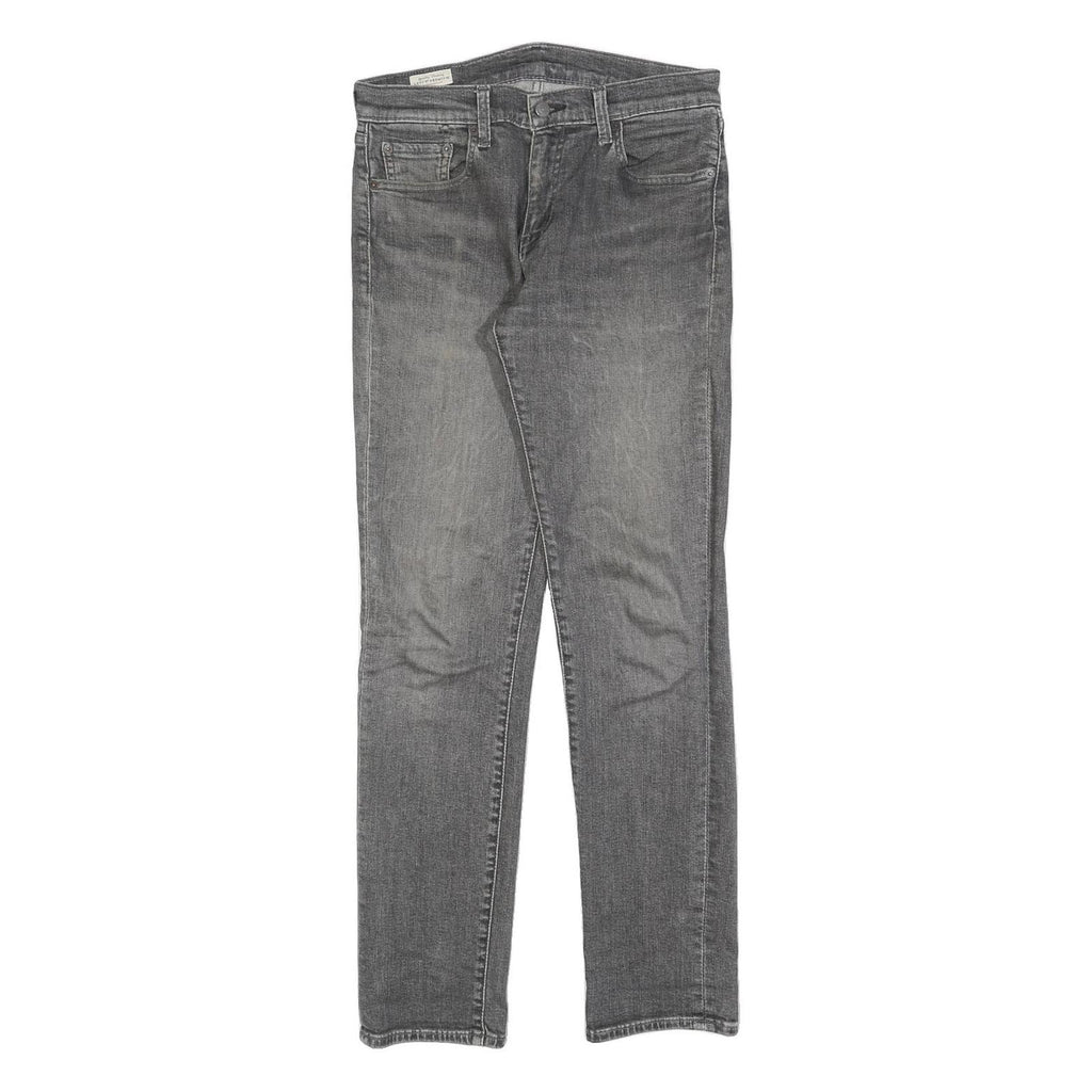 LEVI'S 511 BIG E Mens Jeans Grey Slim Skinny Denim Medium W30 L32 Stretch Cotton