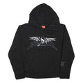 FANSHIRT Womens Black Hoodie L Metallica Logo Cotton Blend Pullover