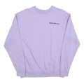 MENNACE Mens Lilac Sweatshirt S Crew Neck Cotton Blend Casual Pullover