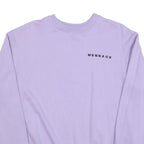 MENNACE Mens Lilac Sweatshirt S Crew Neck Cotton Blend Casual Pullover