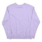 MENNACE Mens Lilac Sweatshirt S Crew Neck Cotton Blend Casual Pullover