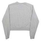 DIESEL Womens Grey Cotton Blend Crew Neck S Zip Up Sweatshirt Casual