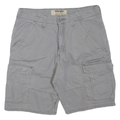 WRANGLER Mens Shorts Grey Cargo M W32 Casual Cotton Blend Pockets