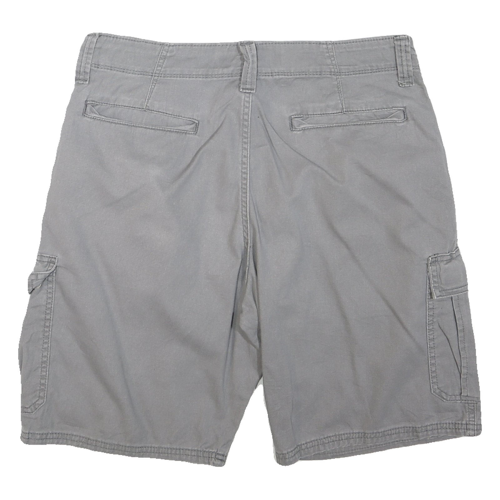 WRANGLER Mens Shorts Grey Cargo M W32 Casual Cotton Blend Pockets