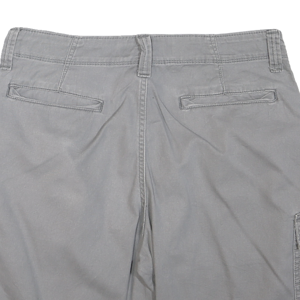 WRANGLER Mens Shorts Grey Cargo M W32 Casual Cotton Blend Pockets