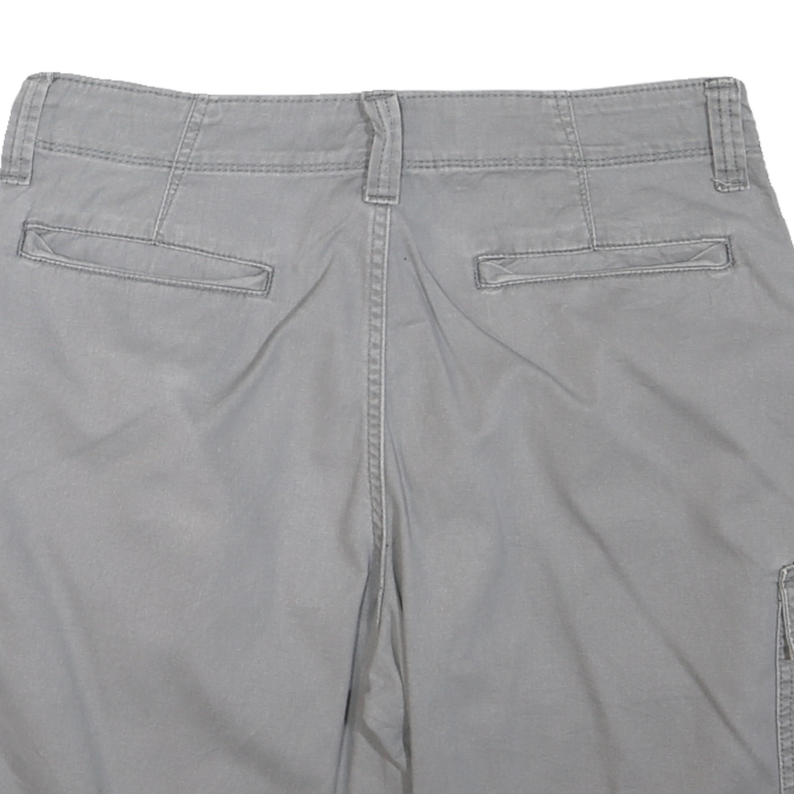 WRANGLER Mens Shorts Grey Cargo M W32 Casual Cotton Blend Pockets