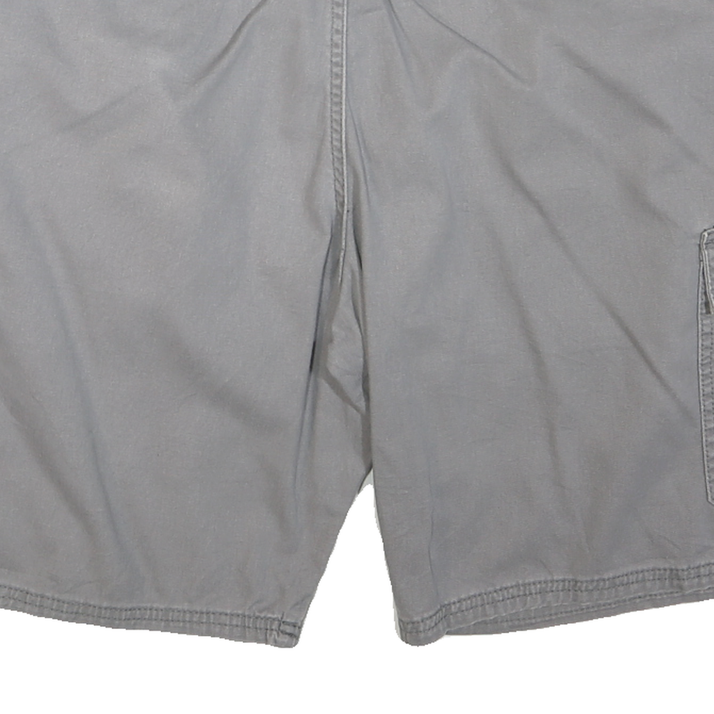 WRANGLER Mens Shorts Grey Cargo M W32 Casual Cotton Blend Pockets