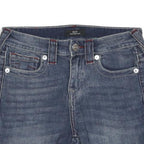 TRUE RELIGION Womens Denim Blue Cut-Off Shorts XS W27 Casual Summer