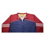 ADIDAS Womens Red & Blue USA 1999 Fifa Nylon Zip Jacket L Sports Team Trackwear