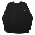 CARHARTT Mens Black Long Sleeve Crew Neck Plain XL Cotton Workwear T-Shirt