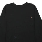 CARHARTT Mens Black Long Sleeve Crew Neck Plain XL Cotton Workwear T-Shirt