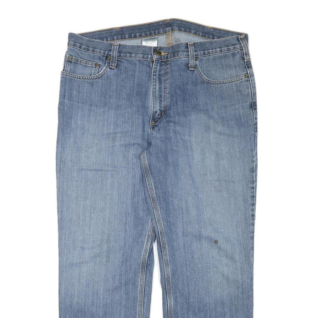 CARHARTT Mens Jeans Blue Relaxed Straight Denim Medium W38 L29 Workwear