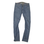 GUESS Womens Slim Blue Denim Slim Fit Jeans W29 L32 Zip Closure Stylish