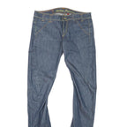 GUESS Womens Slim Blue Denim Slim Fit Jeans W29 L32 Zip Closure Stylish