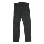 LEVI'S 508 Mens Jeans Black Regular Straight Denim Raw W29 L30 Classic Fit Zip