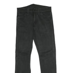 LEVI'S 508 Mens Jeans Black Regular Straight Denim Raw W29 L30 Classic Fit Zip