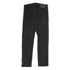 LEVI'S 508 Mens Jeans Black Regular Straight Denim Raw W29 L30 Classic Fit Zip