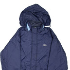 UMBRO Mens Puffer Jacket Blue Hooded XL