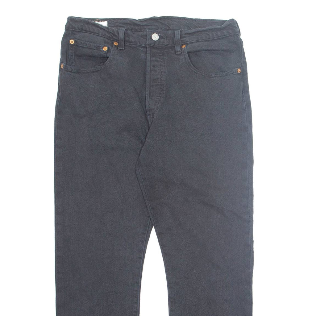 LEVI'S 501 BIG E Jeans Mens Black Regular Straight W30 L26