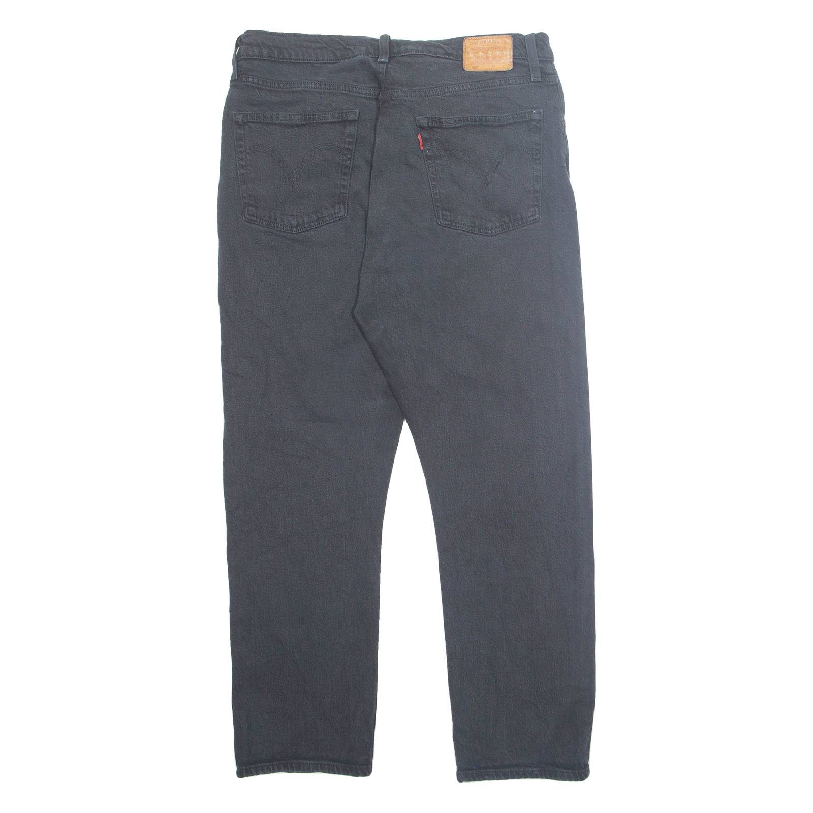 LEVI'S 501 BIG E Jeans Mens Black Regular Straight W30 L26