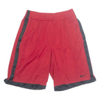 NIKE Basketball Mens Sports Shorts Red S W26