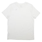 ABERCROMBIE & FITCH Boys White Graphic T-Shirt 15-16Y Short Sleeve Crew Neck